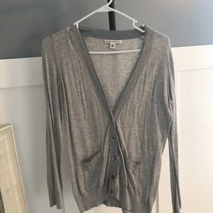 Banana Republic grey cardigan